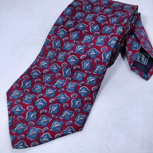 Geoffrey Beene Silk Tie Unique Beautiful Rhombus